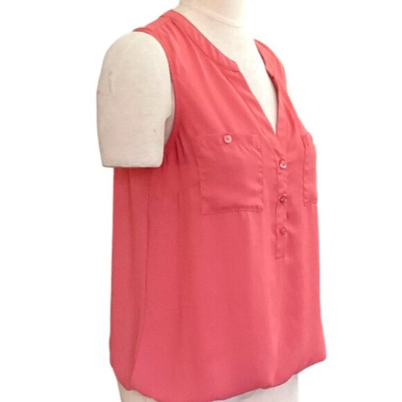 Bundle of 2 Soho New York & Co Sleeveless V-Neck Tops Sz M #348A - Picture 5 of 15